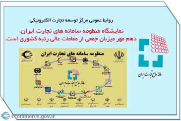 نمایشگاه منظومه سامانه های تجارت ایران، دهم مهر میزبان جمعی از مقامات عالی رتبه کشوری است.