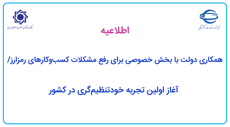 همکاری دولت با بخش خصوصی برای رفع مشکلات کسب‌وکارهای رمزارز/ آغاز اولین تجربه خودتنظیم‌گری در کشور